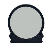 HEIBTENY Luz LED de espejo infinito con interruptor de sensor de sonido, lámpara de abismo de color RGB para dormitorio, sala de estar, decoración de oficina, 10 x 9,5 cm, lámpara de mesa negra con