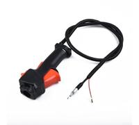 HEIBTENY Mango del interruptor de control del acelerador con cable para cortador de cepillo general 139/140, conjunto de gatillo negro para piezas de recortadora de cuerda de tubo de 26 mm, para un