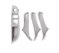 HEIBTENY Manija interior de la puerta Pull Trim Box, Para BMW Serie 5 F10 F11 ABS+PC Cubierta decorativa Resistente al desgaste Panel interior Acento Fácil de instalar Pieza de repuesto Negro (blanco)