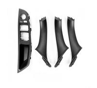 HEIBTENY Manija interior de la puerta Pull Trim Box, Para BMW Serie 5 F10 F11 ABS+PC Cubierta decorativa Resistente al desgaste Panel interior Acento Fácil de instalar Pieza de repuesto Negro (negro)