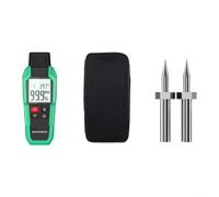 HEIBTENY Medidor de humedad de madera con 9 modos, para 126 tipos de madera, probador de humedad 0.7%-100%, para pared de yeso de hormigón, detector digital de respuesta rápida con pantalla LCD y