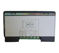 HEIBTENY Medidor de panel digital 0-10V 2-10V 0-20mA 4-20mA Entrada analógica de voltaje de corriente con pantalla LED RS485 Modbus-RTU Punto decimal ajustable para industrial (con versión RS485)