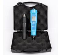 HEIBTENY Medidor digital de pH y termómetro 2 en 1 con ATC, probador de acidez impermeable IP67 para suelo, alimentos, carne, frutas, laboratorio, acuario, piscina, hidroponía, pantalla LCD