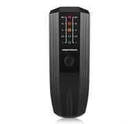 HEIBTENY Medidor EMF Detector de radiación para contador Geiger con 5 indicadores LED para pruebas de campo electromagnético 50/60Hz Monitor de seguridad para oficina en casa Negro (negro)