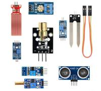 HEIBTENY Módulo de sensor 22 en 1 para kits de inicio, tutorial para Arduino para RASPBERRY Pi para STM32, juegos de componentes electrónicos para principiantes Proyecto de aprendizaje