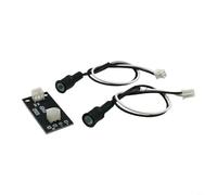 HEIBTENY Módulo de sensor de seguimiento de luz solar de un solo eje con sonda impermeable de 5 mm, placa de búsqueda solar fotovoltaica de 5 V CC, para proyectos de bricolaje, dispositivo de búsqueda