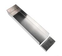 HEIBTENY Moldes rectangulares de acero inoxidable para tiramisú de 40 x 10 cm, con tapa extraíble, aptos para lavavajillas, utensilios de cocina para postres en capas (A)