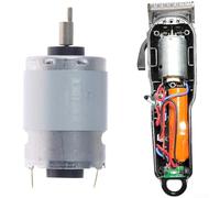 HEIBTENY Motor de recortadora eléctrica de 3.6 V 7200 RPM para WAHL 8148 8591 8504 1919, pieza de repuesto de pelo de metal de alta velocidad, para fácil instalación, accesorio de herramienta de aseo