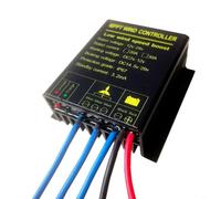 HEIBTENY MPPT Controlador de carga de turbina DC 12V/24V 400W-800W arranque bajo IP67 Aleación de aluminio para descarga PWM para sistema de generación de energía eólica al aire libre Protección de la