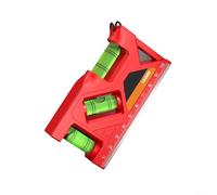 HEIBTENY Nivelador magnético de burbujas de 105/155/200 mm, aleación de aluminio, ABS, portátil, preciso, horizontal, herramienta de medición vertical para tareas de ingeniería profesional en el hogar