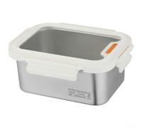 HEIBTENY Organizador de utensilios de acero inoxidable, cesta de almacenamiento de cubiertos con diseño de drenaje para palillos, cucharas, cocina, plata, 30 x 15 x 7 cm (1600 ml)