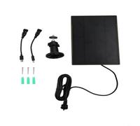 HEIBTENY Panel solar con batería de 6000 mAh para cámaras de caza, 3 W 5 V monocristalino, entrada tipo C, para WingHome, para Spypoint para la mayoría de modelos 3G, 4G, 5V