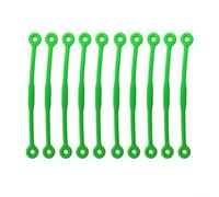 HEIBTENY Paquete de 10 amortiguadores de raqueta de tenis, amortiguadores de silicona que reducen la vibración para un mejor control, diseño ligero, verde, azul, transparente, blanco, morado (verde)