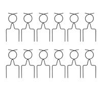 HEIBTENY Paquete de 12 estacas guía para riego al aire libre, apertura ajustable, diseño de pinchos de suelo, para prevención y protección de plantas, compatible con la mayoría de los estándares