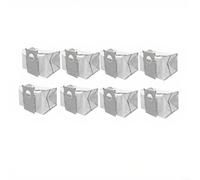 HEIBTENY Paquete de 4/8/12 bolsas de polvo, para Ecovacs X11 y X11 Pro, piezas de repuesto para aspiradora de alta capacidad de 3L con 99.9% de filtración, tela no tejida con carbón activado, a prueba