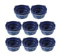 HEIBTENY Paquete de 8 filtros de aspiradora lavables para Samsung Jet 75, Jet 90, Jet 75+, Jet 60 piezas de repuesto para aspiradoras, filtros de aire de partículas finas VS9000RL, DJ97-02649A