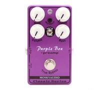 HEIBTENY Para Moskyaudio Box Preamp Overdrive Pedal de efecto con ecualizador activo de dos bandas Control de impulso medio True Bypass selección de compresión para músicos de guitarra eléctrica