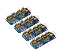 HEIBTENY PCA9685 16 canales para placa de controlador PWM, módulo I2C compatible con ARDUINO, lógica de 3.3 V/5 V, frecuencia ajustable, resolución de 12 bits para robótica y proyectos de bricolaje