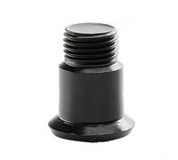HEIBTENY Perno de fijación de desviador trasero para TZ50 aleación de aluminio tornillo de montaje de suspensión de engranajes ligero negro sujetador de repuesto para reparación de transmisión 20 mm x
