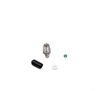 HEIBTENY Pezón relleno de conexión rápida macho de 8 mm, acoplamiento de acero inoxidable unidireccional para compresor de aire, kit de válvula de llenado HPA N2 de 300 bar/4500 PSI con junta tórica