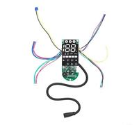 HEIBTENY Placa de circuito de pantalla LCD para Xiaomi Electric Scooter 5 Asamblea de tablero inalámbrico con batería de velocidad Métricas ABS Pieza de repuesto 76X31cm