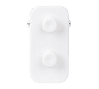 HEIBTENY Portavasos de salto de caballos con adaptador de bloqueo de seguridad, accesorio de obstáculo ecuestre de plástico de liberación automática para plataformas de salto estándar, color blanco