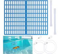 HEIBTENY Protector de skimmer de piscina para INTEX, para Coleman, bomba de piscina de suelo compatible con doble macho de 1.5 pulgadas, protector de hojas telescópico ajustable para piscina