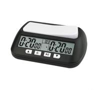 HEIBTENY Reloj de ajedrez 3 en 1 multipropósito reloj de ajedrez para profesionales portátil temporizador de ajedrez digital relojes de ajedrez juego de mesa electrónico para el hogar torneos (A)