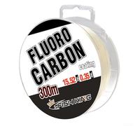 HEIBTENY Sedal de Fluorocarbono 300 m, 0,3-0,5 mm, Transparente, Multiusos, Línea de Pesca, Líder, Hilo de Fibra de Carbono (0,45 mm)