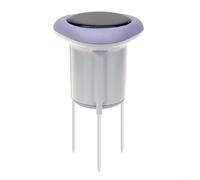 HEIBTENY Sensor solar de suelo con humedad, IP66 impermeable inalámbrico para 3 metros para control remoto de aplicación y riego automático, cuidado de plantas de jardín (metro)