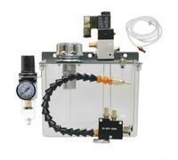 HEIBTENY Sistema de pulverización de lubricación, bomba de refrigerante de pulverización de 3L 24V pulverizador de niebla de aceite con flujo ajustable para fresadoras CNC, tornos, grabado y