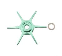 HEIBTENY Six Star Brake For Dial For Max Series B3 B4 P3 P4 P5 Baitcasting Reel Aluminum Alloy Fishing Reel Part Replacement In Black Red Gold Blue Green Silver (mano izquierda verde aguacate)