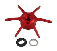 HEIBTENY Six Star Brake For Dial For Max Series B3 B4 P3 P4 P5 Baitcasting Reel Aluminum Alloy Fishing Reel Part Replacement In Black Red Gold Blue Green Silver (mano derecha rojo)