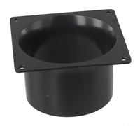 HEIBTENY Soporte de montaje para luz delantera de bicicleta, soporte ajustable de 22 a 32 mm, instalación sin herramientas para Cateye, accesorio de lámpara de bicicleta ABS, negro (100 mm)