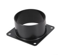 HEIBTENY Soporte de montaje para luz delantera de bicicleta, soporte ajustable de 22 a 32 mm, instalación sin herramientas para Cateye, accesorio de lámpara de bicicleta ABS, negro (75 mm)