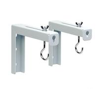 HEIBTENY Soporte de pared para proyector, para instalación en techo de cine en casa, gancho blanco 40120 soporta hasta 66 libras, fácil instalación, para