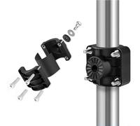 HEIBTENY Soporte de poste de 0 grados para Garmin, para transductor Panoptix LVS32 010-12676-15 Soporte de caña de pescar en hielo con ángulo de visión óptimo Construcción robusta de plástico y metal
