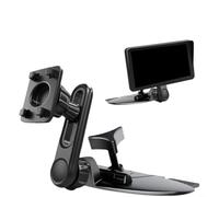 HEIBTENY Soporte de ranura de CD para pantalla CarPlay con rotación de 360 °, adaptador de bola GPS con brazo flexible, para monitores automáticos Android de 7 a 10.26 pulgadas, soporte para CD de