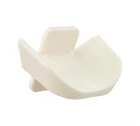 HEIBTENY Soporte para tazas de salto de caballo, soporte de poste de obstáculo ecuestre de plástico ABS para soportes de salto estándar, equipo de entrenamiento ligero para competición, blanco, 8,5 x