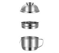 HEIBTENY Tabla de cortar de madera de acacia, bloque de cortar de doble cara con asa, bandeja de cocina gruesa antideslizante, para alimentos crudos y cocidos, resistente a la humedad