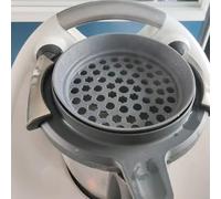 HEIBTENY Tamiz de harina compatible con Thermomix TM5/TM6, tamiz de harina, tamiz de cocina redondo para hornear y cocinar, versátil para tamizar ingredientes secos