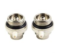 HEIBTENY Válvula automática de radiador de ventilación de aire de 1/2 pulgada para BSP con tapa de apagado y función de purga automática para eficiencia de calefacción continua, prevención de fugas y