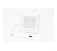 HEIBTENY Ventilador de escape silencioso de 4 pulgadas, 100 mm, impermeable, ventilador de ventilación de baño, con potente motor, extractor de aire montado en la pared de 40 dB de bajo ruido, para