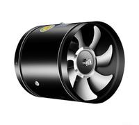 HEIBTENY Ventilador tubular de 10 cm, tambor eléctrico totalmente cerrado, velocidad de funcionamiento 2800 rpm, ventilador de extracción en línea, ventilador de canal para baño, WC,