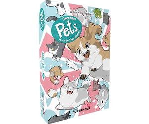 HeidelBär Games Super Kawaii Pets - Divertido Juego de Cartas con Lindas Mascotas - Juego Familiar fácil con Dulces Obras de Arte de Animales - Alemán - 1-4 Jugadores - A Partir de 8 años