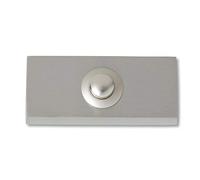 Heidemann 70405 - Pulsador de timbre (niquelado, 24 V/1 A)