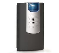 Heidemann Receptor inalámbrico HX Flashlight (solo receptor, antracita, alcance máximo 200 m, volumen ajustable en 4 niveles hasta 90 dB, 8 melodías ajustables, timbre, timbre de puerta, timbre