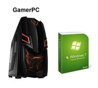 HeidePC | GamerPC | Línea Naranja I | Intel i5-4590 4x3.3 (3.7) | AMD Radeon R9 280x 3GB | ASRock Z97X Killer | 4GB DDR3 | 256GB SSD | HDD de 1 TB | 24x DVD ± RW | 16x grabadora de Blu-ray | Win7 64bit HP