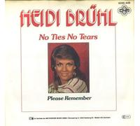 Heidi Brühl - No ties no tears (1982) / Vinyl single [Vinyl-Single 7'']