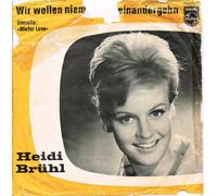 Heidi Brühl - Wir wollen niemals auseinander geh'n/Mr. love (#345217pf) / Vinyl single [Vinyl-Single 7'']